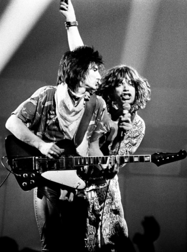 Rolling Stones - Ron Wood et Mick Jagger